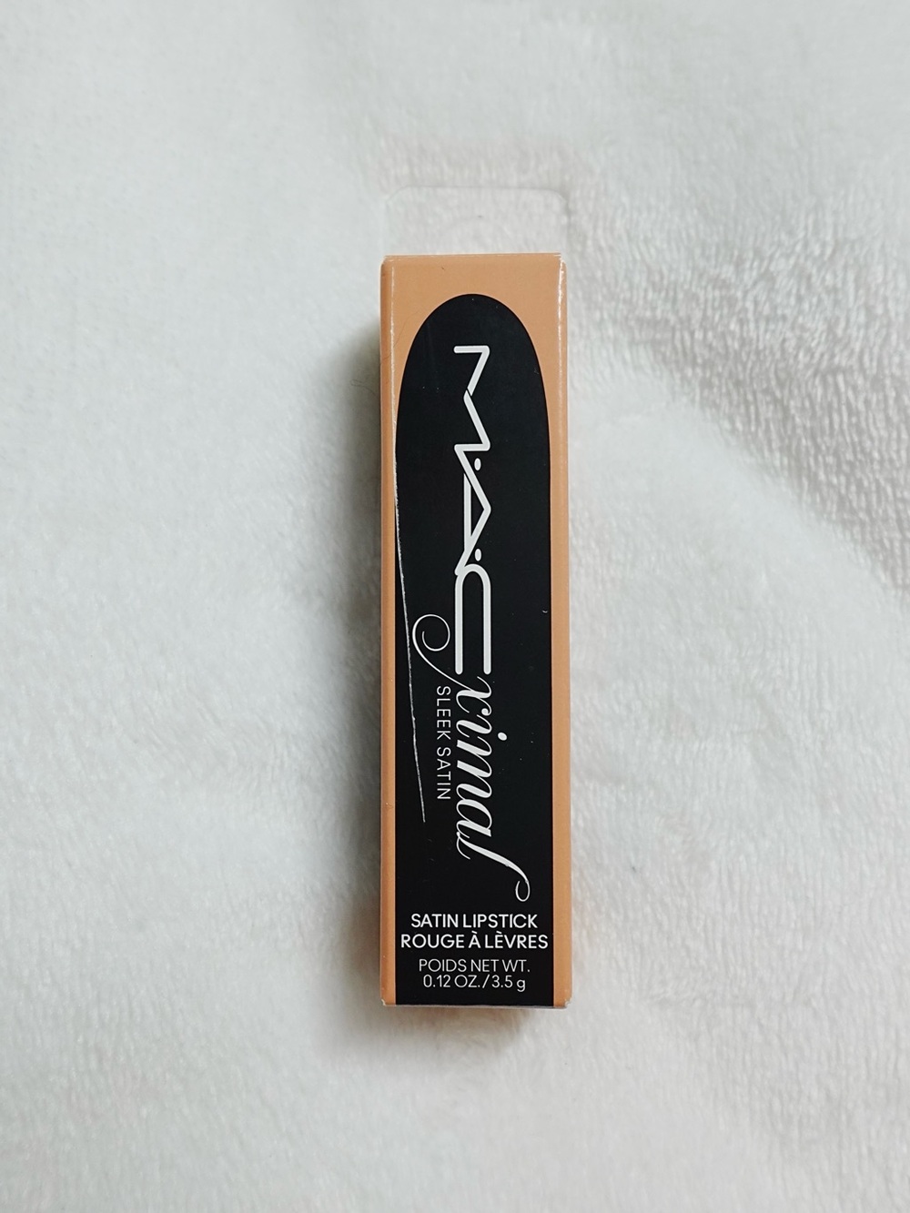 MAC Cosmetics MACximal Sleek Satin Lipstick - Peachstock - NIB